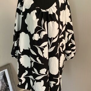 Kate Spade x Target Women's Classic Rose Poplin Long Sleeve Mini Dress Large NWT